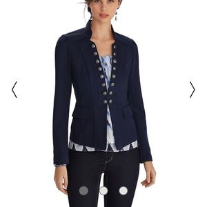 White House Black Market Military Ponte Jacket